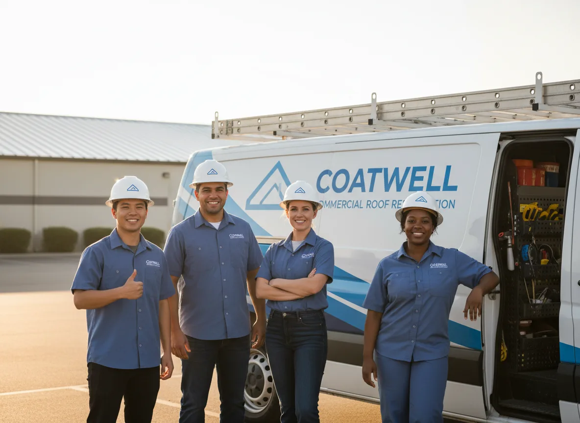 Commercial roof coating company in Breese, IL